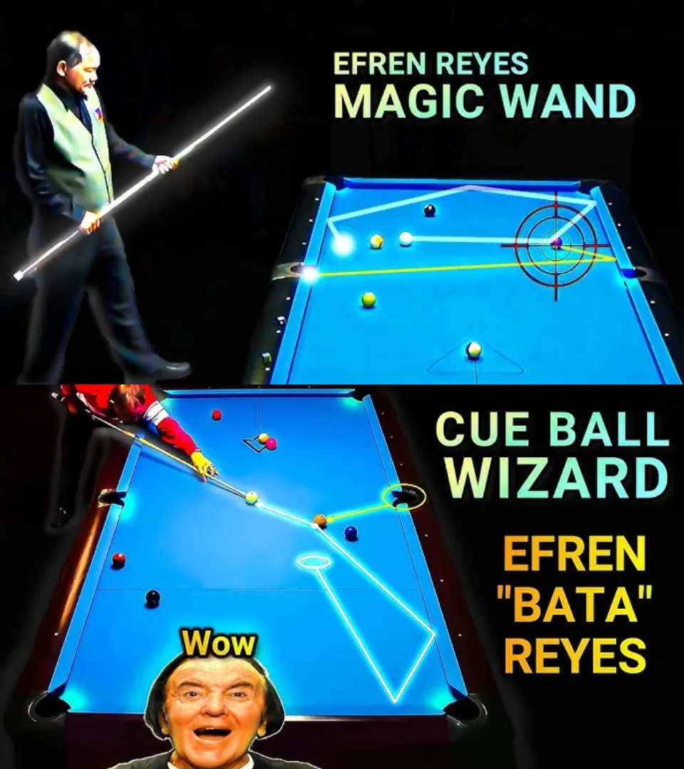 Mysterious Shot Efren Bata Reyes Controls The Ball Like No Other The