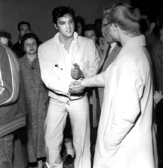 Elvis Presley On Stage At Multnomah Civic Stadium Portland, September 2, 1957