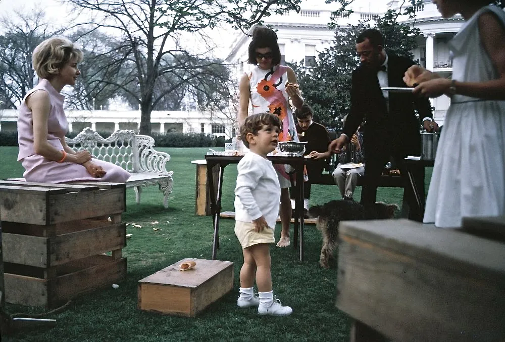 The Kennedys at the Children's Party on the South Lawn: April 4, 1963