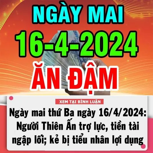 T.ử vi thứ Ba ngày 16/4/2024 của 12 con giáp: Tý – Tỵ Thiên Ấn trợ lực, tiền tài ngập lối; Thìn – Tuất bị tiểu nhân lợi dụng, đánh mất uy tín