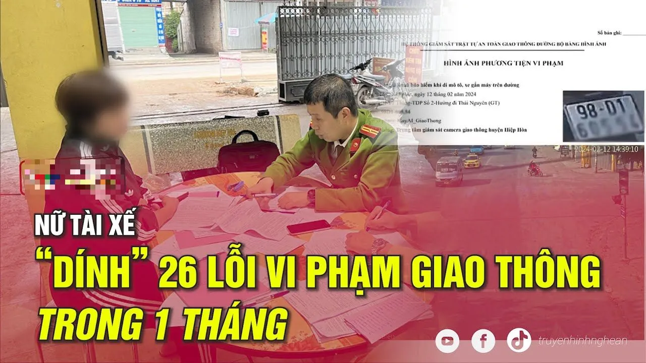 BỊ PH:ẠT NGUỘI V.I PH.ẠM GIAO THÔNG 26 LẦN, NỮ TÀI XẾ XE MÁY NÓI GÌ?