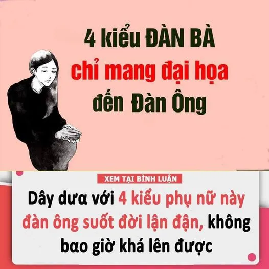 DÂY DƯA VỚI 4 KIỂU PHỤ NỮ NÀY ĐÀN ÔNG SUỐT ĐỜI L.ẬN Đ.ẬN, KHÔNG BAO GIỜ KHÁ LÊN ĐƯỢC