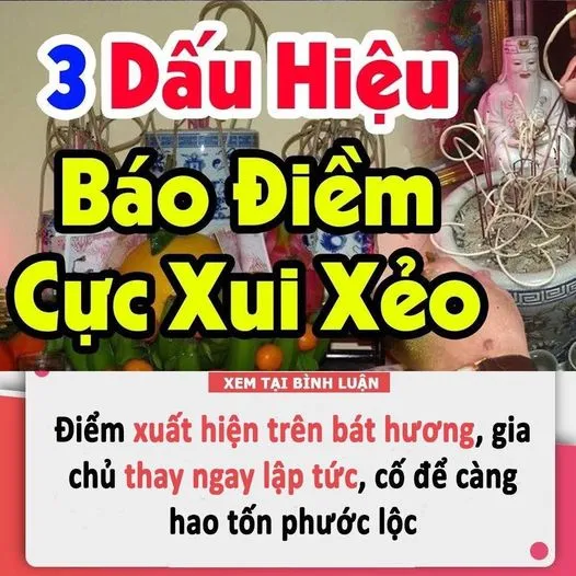 4 ĐIỂM XUẤT HIỆN TRÊN BÁT HƯƠNG, GIA CHỦ THAY NGAY LẬP TỨC, CỐ ĐỂ CÀNG H.AO T.ỐN PHƯỚC LỘC