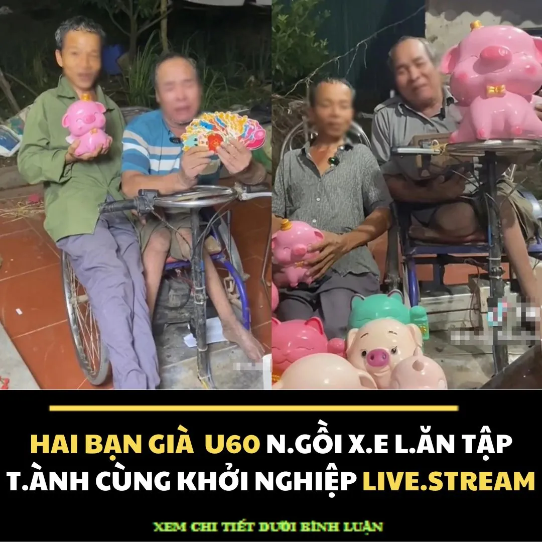 HAI BẠN GIÀ NG.ỒI X..E L.ĂN CÙNG KHỞI NGHIỆP LIVESTREAMR