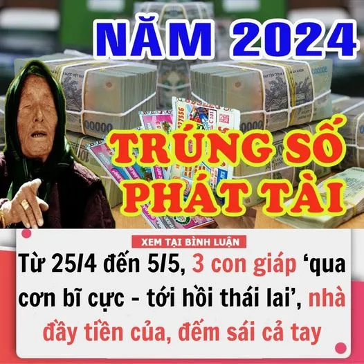 ĐÚNG HÔM NAY, THỨ 5 NGÀY 25/4/2024, 3 CON GIÁP ĐƯỢC BỀ TRÊN CHE CHỞ, TIỀN BẠC RỦNG RỈNH, CUỘC SỐNG ỔN ĐỊNH, TÌNH DUYÊN CỰC VƯỢNG