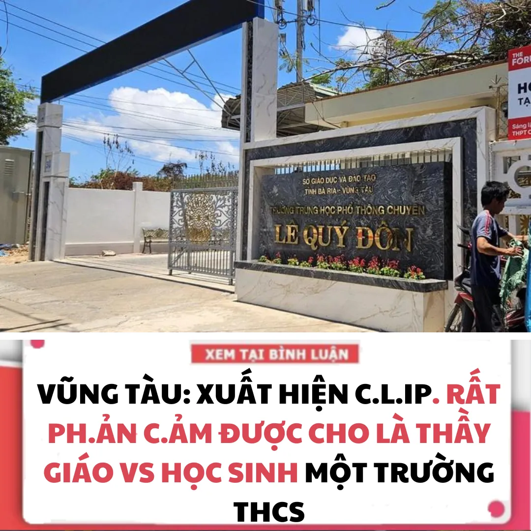 VŨNG TÀU: XUẤT HIỆN CLIP RẤT PHẢN CẢM ĐƯỢC CHO LÀ THẦY GIÁO VS HỌC SINH MỘT TRƯỜNG THCS