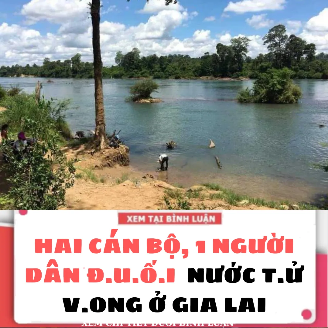 HAI CÁN BỘ, 1 NGƯỜI DÂN Đ.UỐI NƯỚC T.Ử V.O.NG Ở GIA LAI