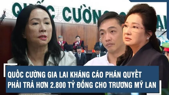 QUỐC CƯỜNG GIA LAI KH.ÁNG C.ÁO PH.ÁN QU.YẾT TRẢ HƠN 2.800 T.Ỷ ĐỒNG CHO TRƯƠNG MỸ LAN