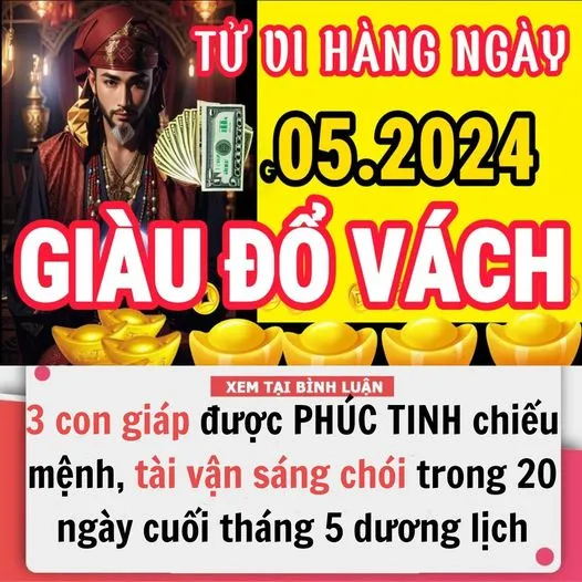 3 Con Giáp Được Phúc Tinh Chiếu Mệnh, Tài Vận Sáng Chói, Danh Lợi Lưỡng Toàn Trong 20 Ngày Cuối Cùng Của Tháng 5 Dương Lịch