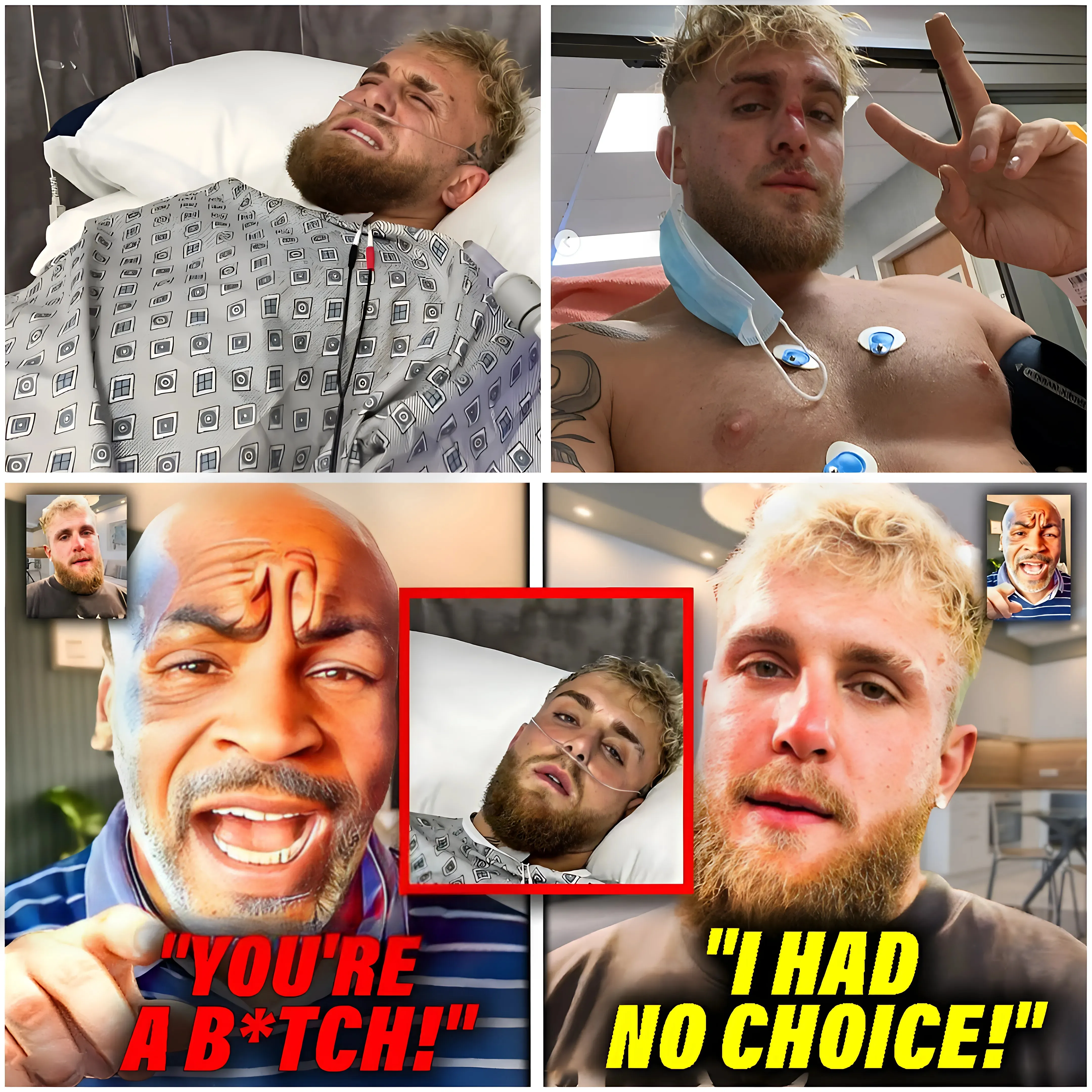 "YOU'RE FAKING INJURY!" Revealing Jake Paul's tearful plea to cancel his match with Mike Tyson after sparring