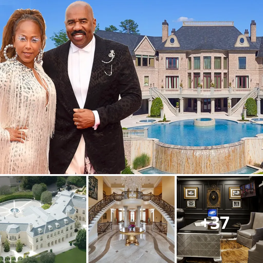 Take a peek inside Steve Harvey's $22 million luxury mansion with mini golf course and world-class games room