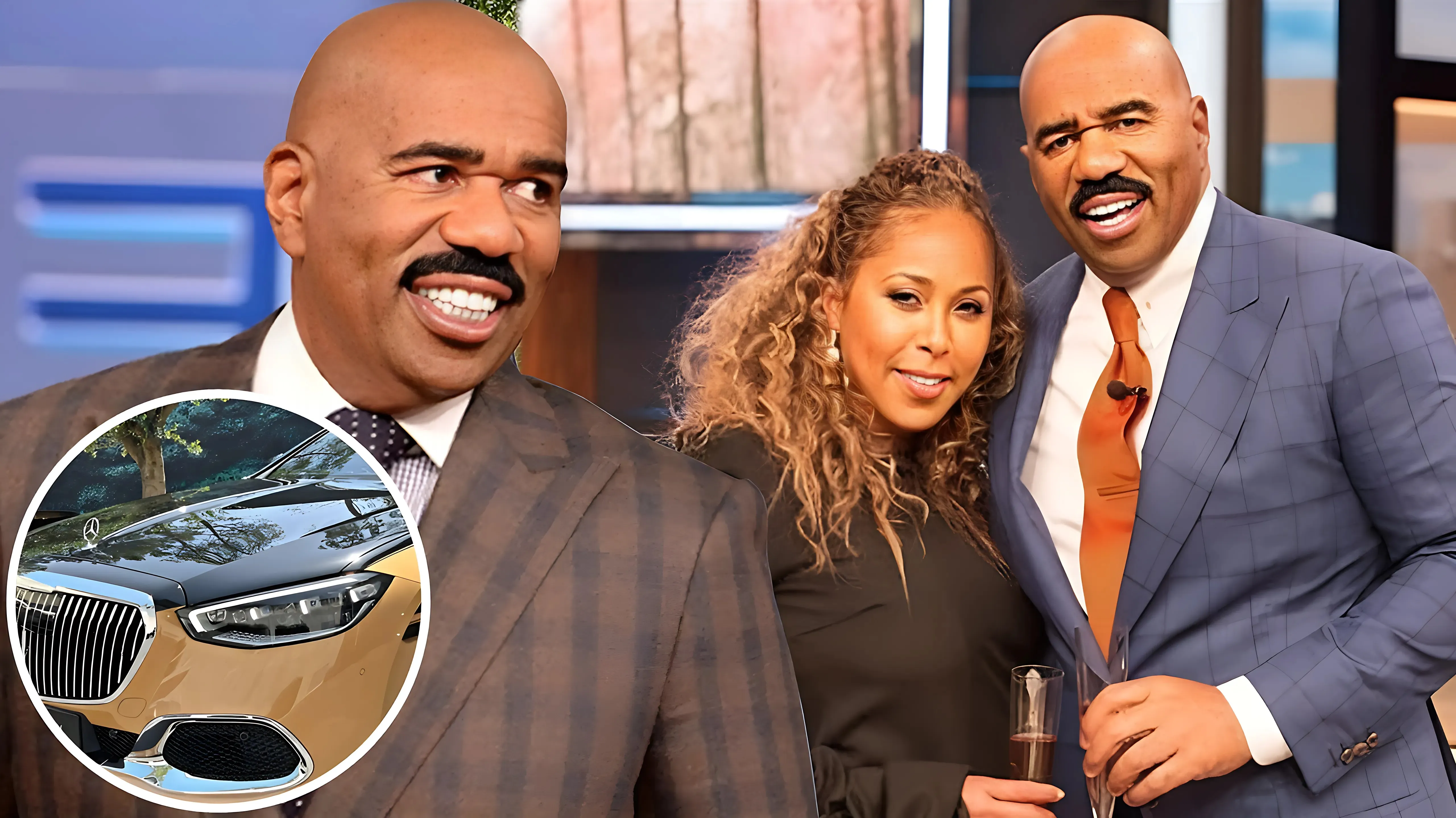 Steve Harvey Ex Wife Marjorie Gifts Her Husband A Virgil Edition Maybach surprised the whole world