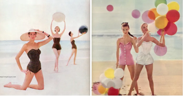 Beautiful Women's Swimwear Fashion of the 1950s