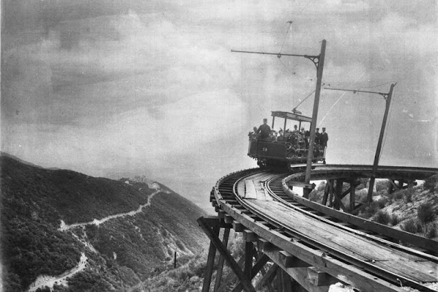 Amazing Photographs of the Mt. Lowe Railway’s Thrilling, Terrifying Circular Bridge From the Turn of the 20th Century _ Throwback American Life