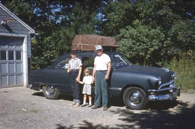 Wonderful Color Photographs of People Posing With Their Automobiles in the 1950s _ Vintage US