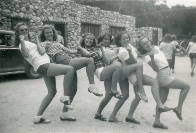 Vintage Snapshots of Young Girls in the 1940s _ UK Time Capsule