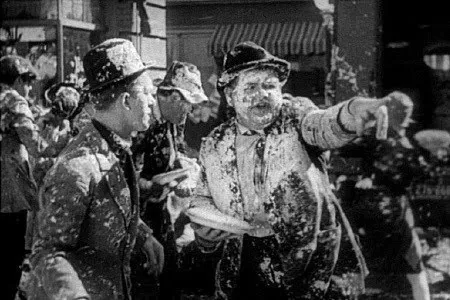 SECOND REEL OF LAUREL AND HARDY’S THE BATTLE OF THE CENTURY RECOVERED: THAT’S BETTER THAN A PIE IN THE FACE