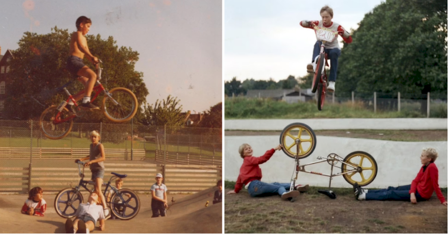 Vintage Snaps of Kids Jumping Their Bikes in the 1970s and 1980s