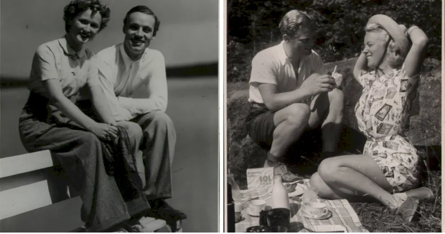 50 Romantic Images of Young and Sweet Couples in Love During the 1930s and 1940s