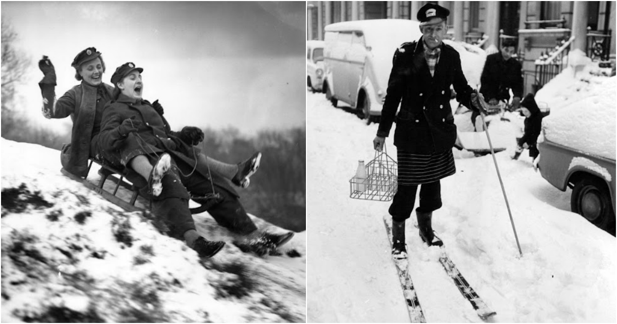 24 Beautiful Black and White Photos That Show Britain Transformed Into a Winter Wonderland