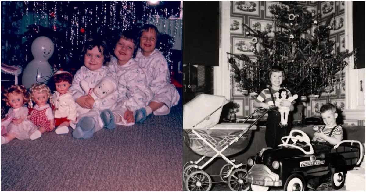 Lovely Vintage Photos Show the Happiness of Children on Christmas Morning