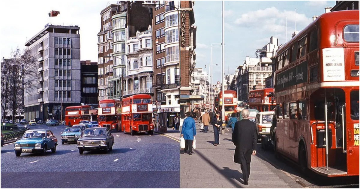 Streets of London in 1975