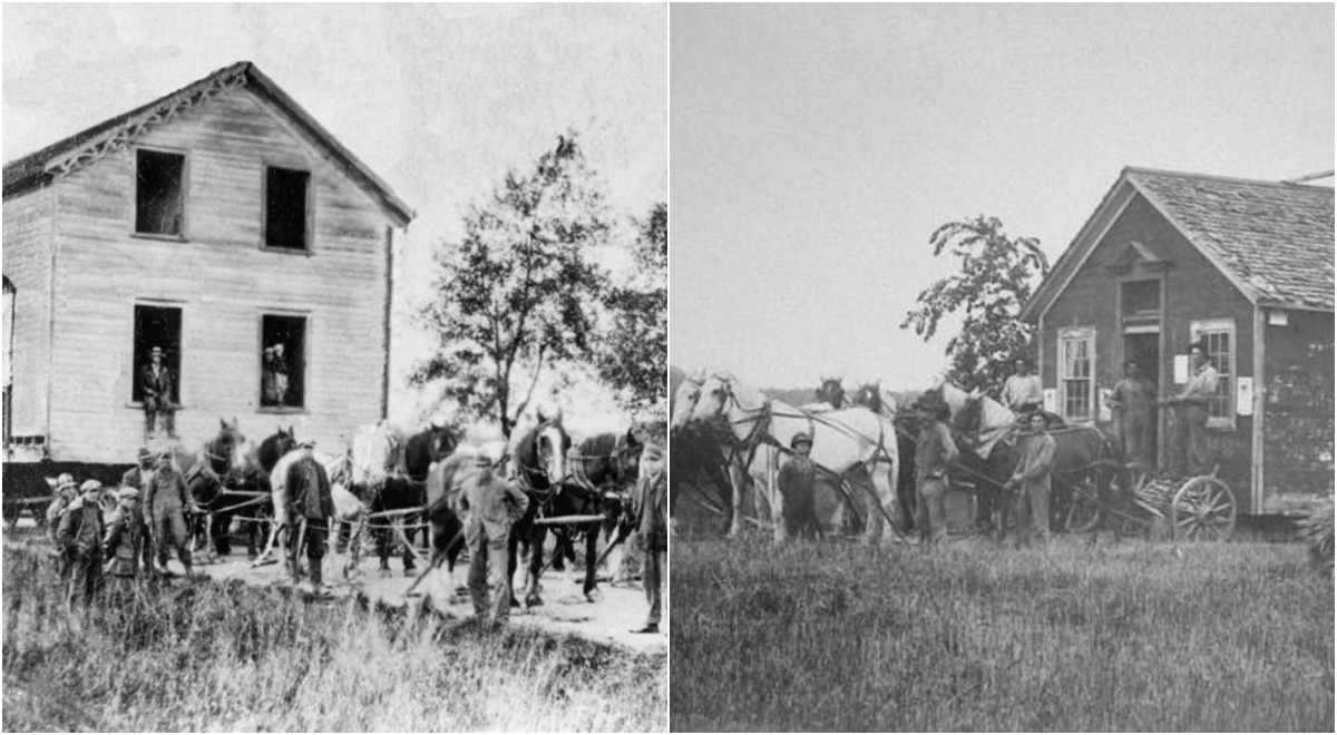 Transporting Homes on Horseback - The Remarkable Era of House Moving (1890-1910)