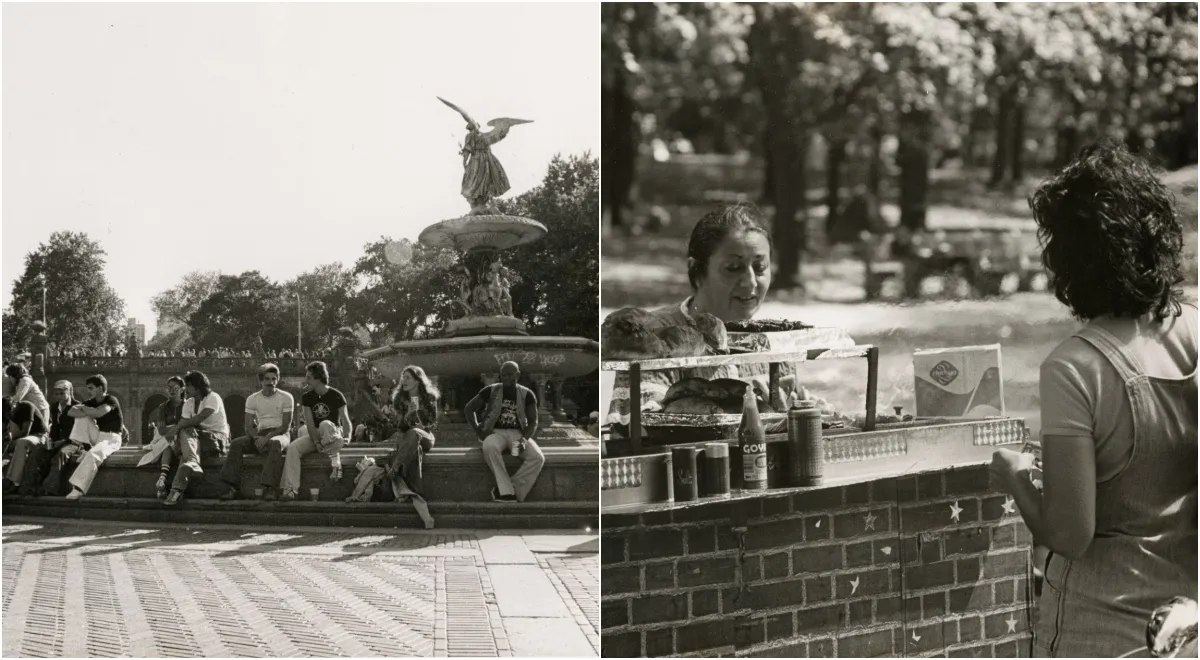 Capturing Central Park - Life at Bethesda Fountain in 1976