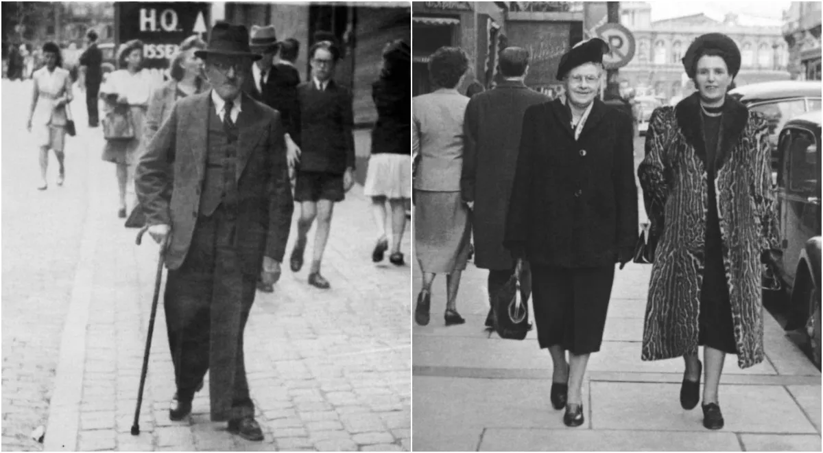 Immerse in the Rhythms of 1940s Street Fashion- Iconic Vintage Snapshots Bring History to Life