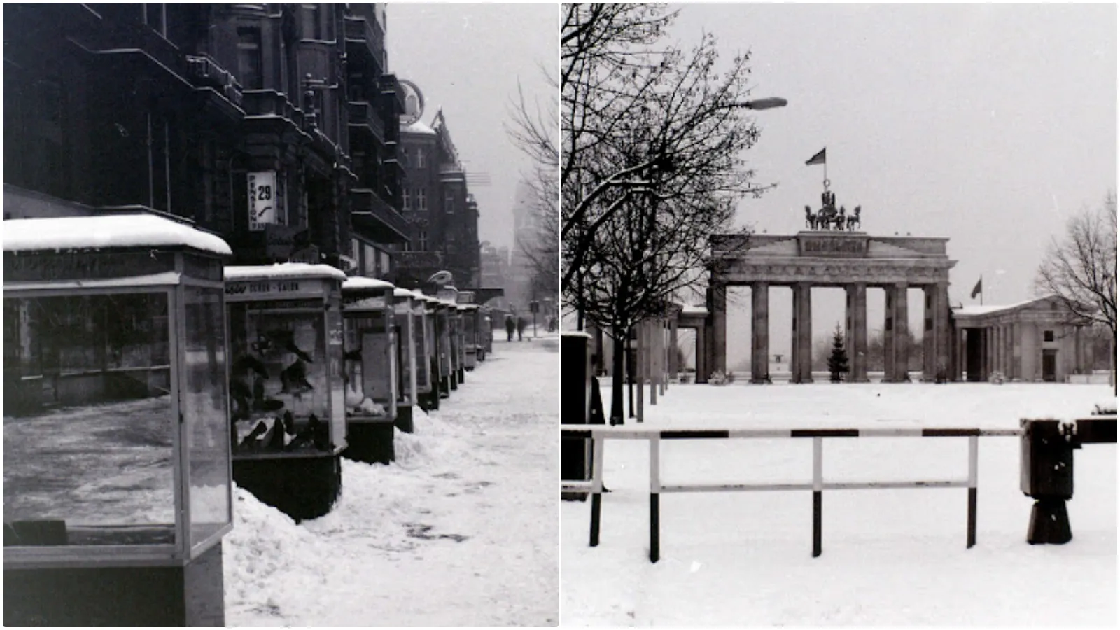 Berlins Winter 1964 - Der Alltag in beeindruckenden Schwarz-Weiß-Fotos festgehalten