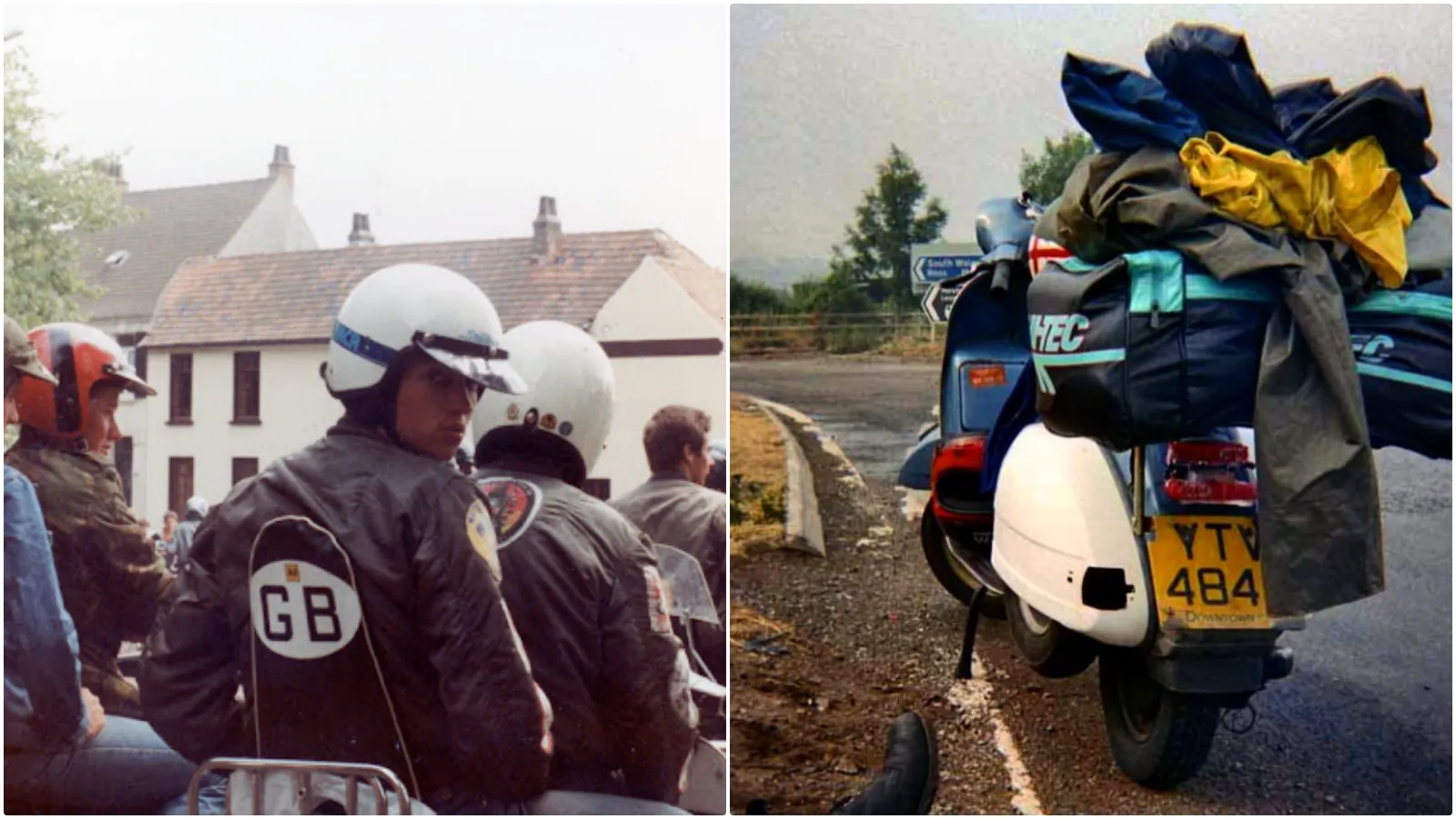 Rolling Through the 80s - Candid Shots of Young Scooter Enthusiasts in England