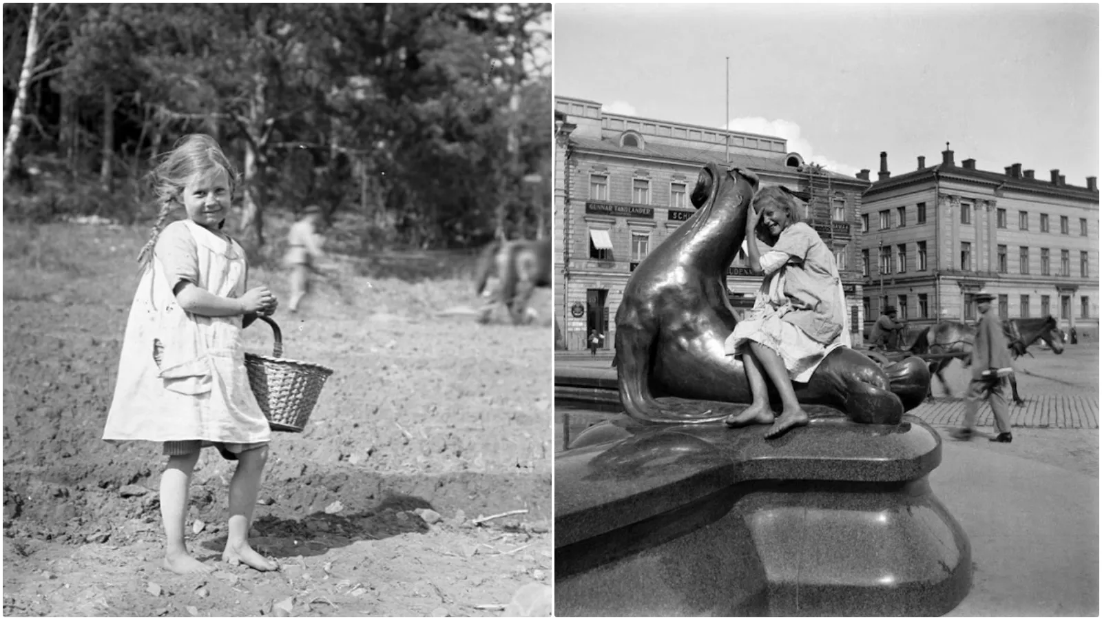 Unbeschwerte Zeiten - Faszinierende Vintage-Fotos zeigen glückliche barfuß Tage der Kinder