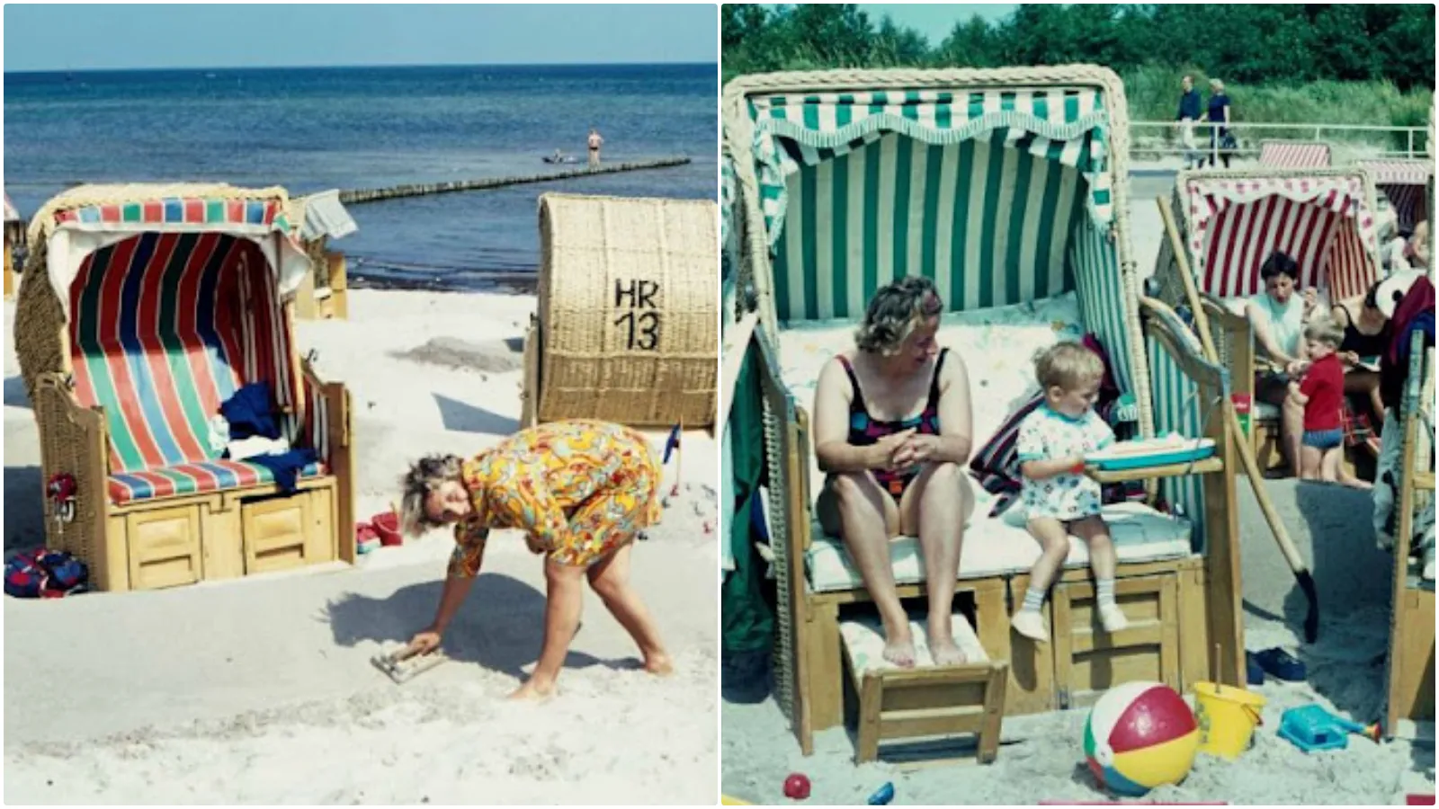 Sommerzauber 1966 - Entzückende Schnappschüsse einer deutschen Familie im Urlaub