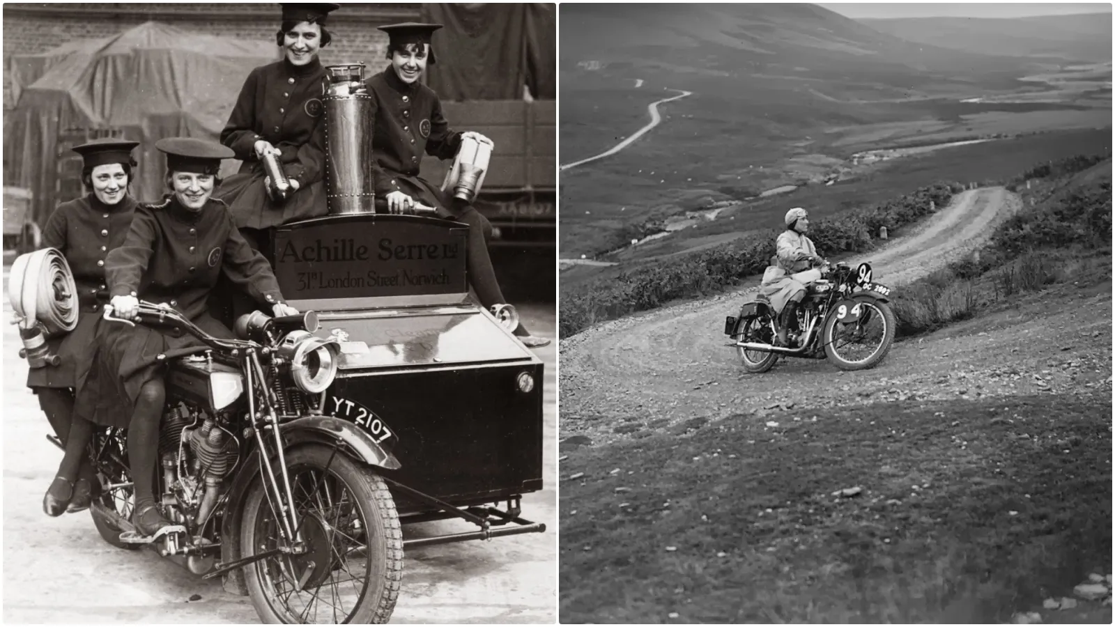 Revolution auf Rädern - 22 beeindruckende Vintage-Fotos von Frauen, die in den 1920er und 1930er Jahren Motorrad fahren