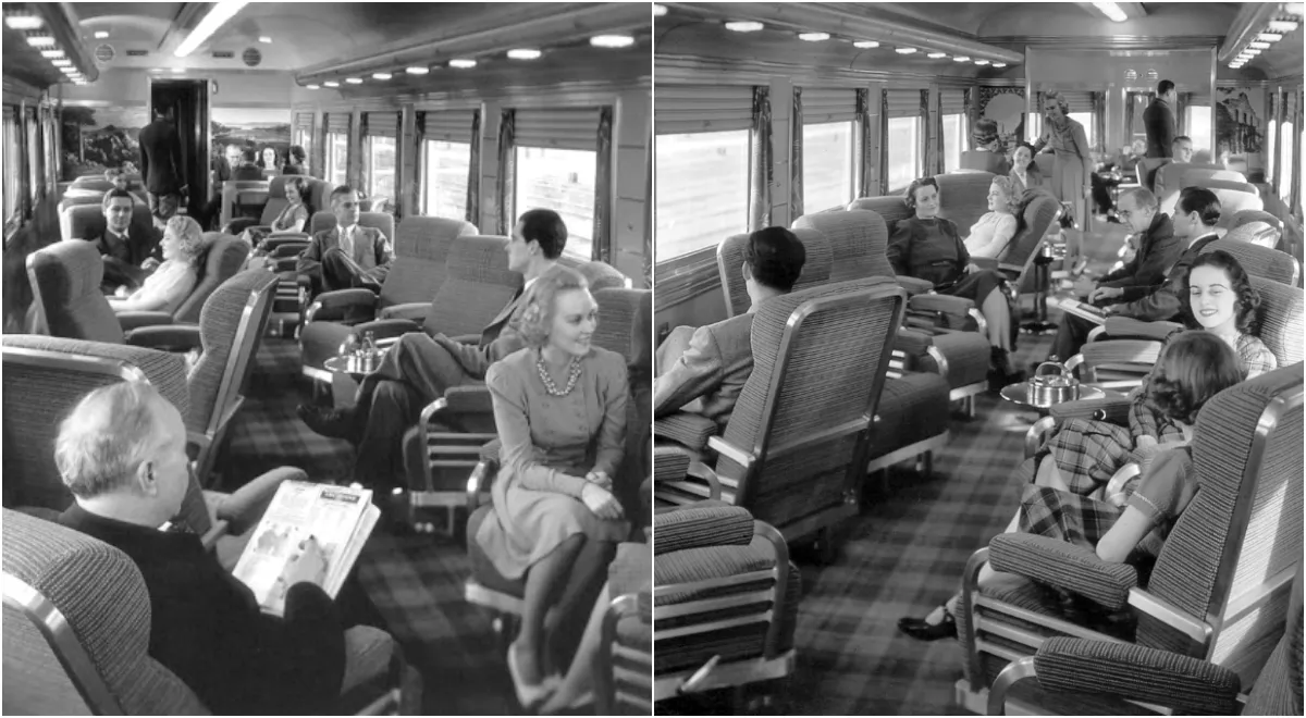 Southern Pacific Daylight - A Glimpse Inside the World's Most Beautiful 1930s-40s Train