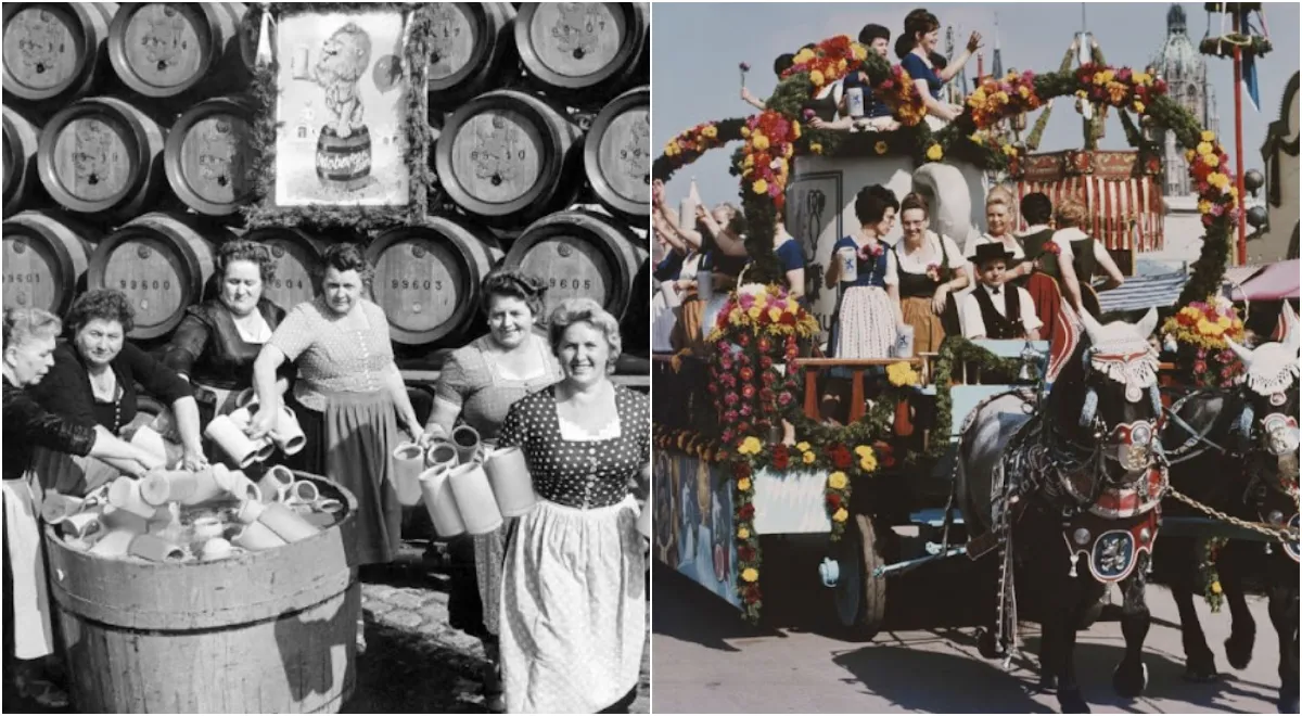 Faszinierende Vintage-Fotos von Menschen, die das Oktoberfest in den 1960er Jahren feiern