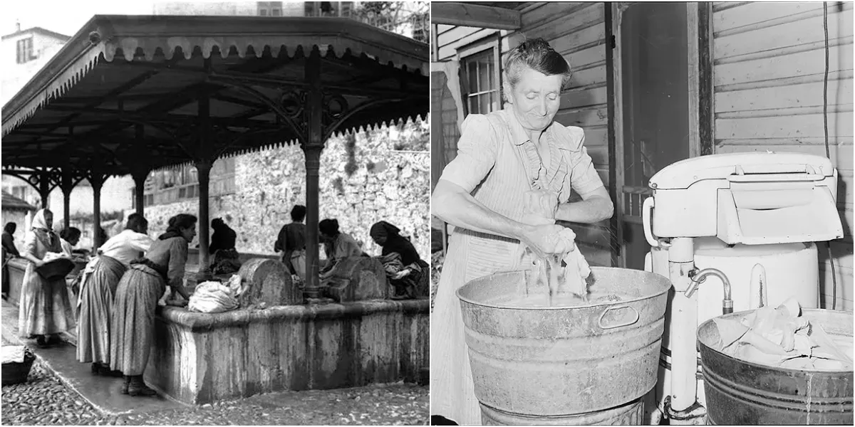 Vintage Photos Show the Early Days of Washing Machines, 1880s-1950s