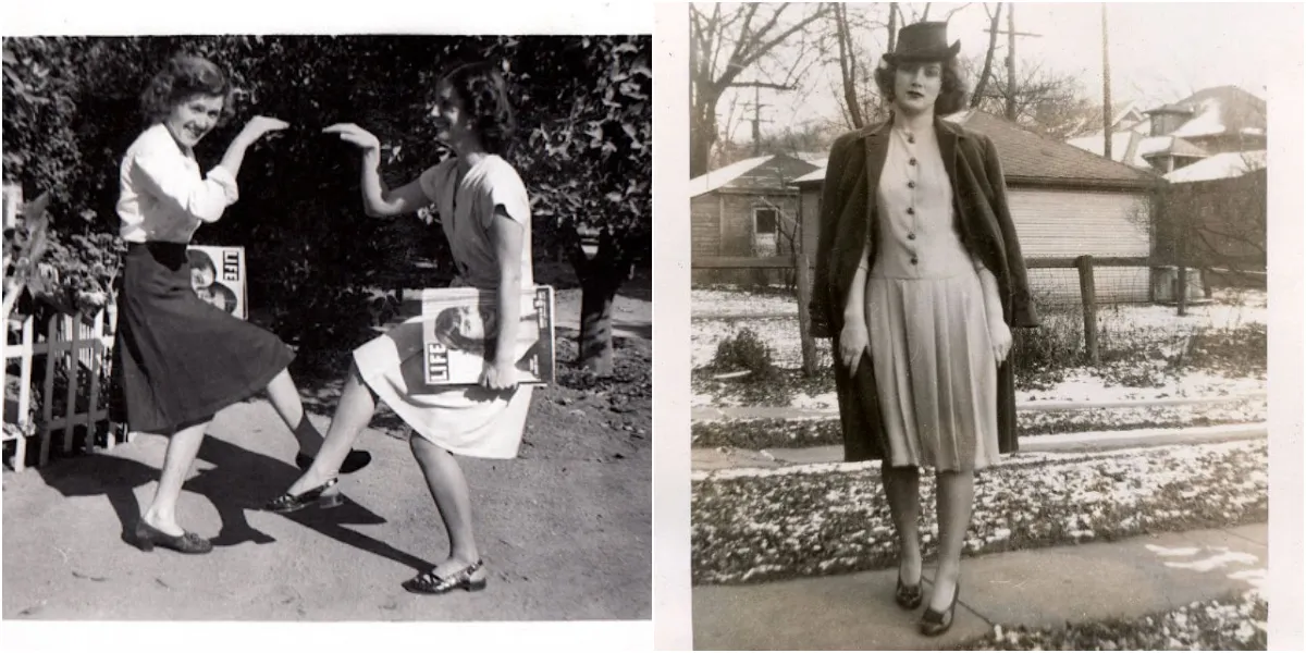 40 Enthralling Candid Shots Unveiling the Fashion of Women in the 1940s