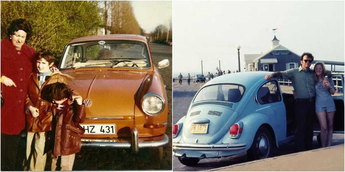 25 coole Fotos zeigen Menschen, die in den 1960er und 1970er Jahren mit Volkswagen posieren