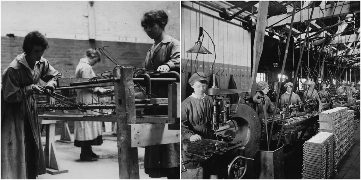 When the British military industry was dominated by women, 1914-1918