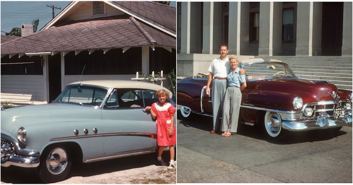 26 Amazing Color Photos That Capture Cool Cars in the U.S From Between the 1940s and 1960s
