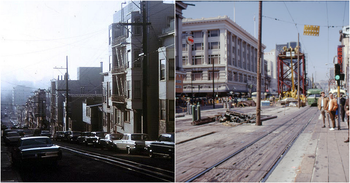 Beautiful Color Photos Documented Street Scenes of San Francisco in the 1960s