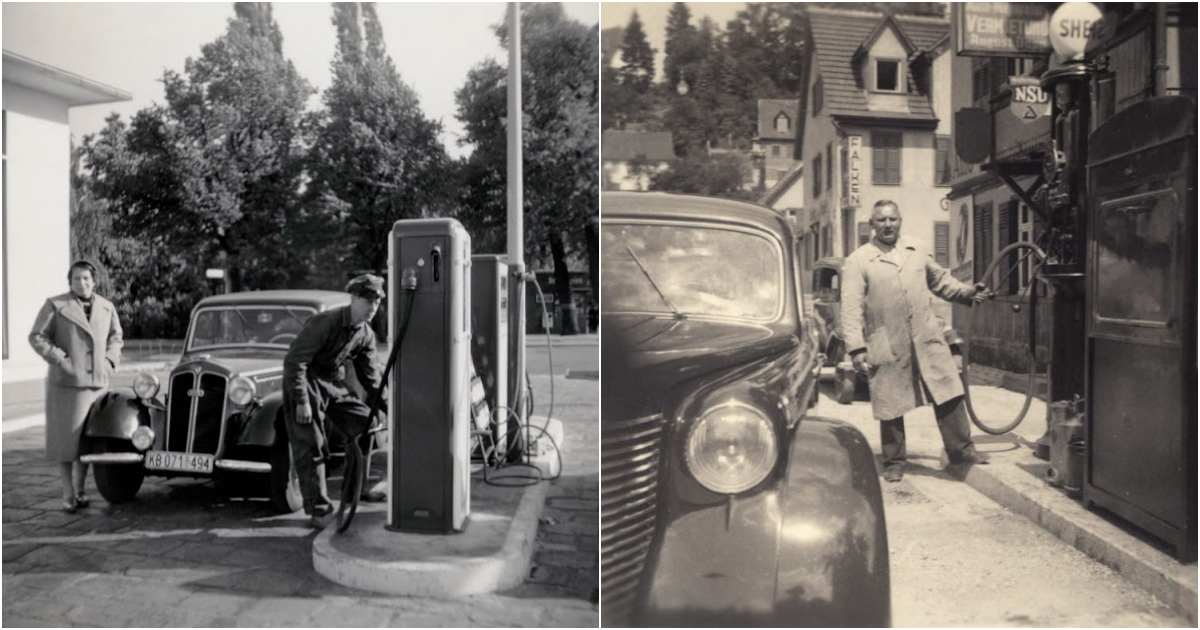 Vintage Found Photos of Filling Stations From Between the 1920s and ’60s ‎