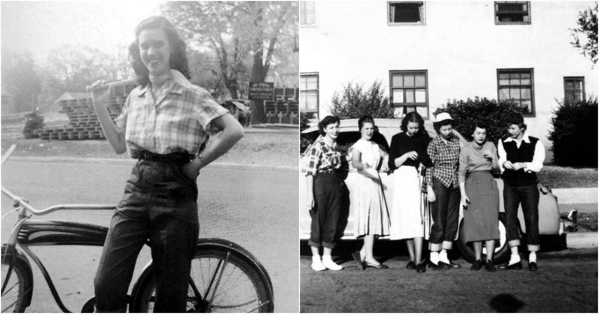 38 Snapshots Prove That Jeans Made the 1950s Girls Look So Cool