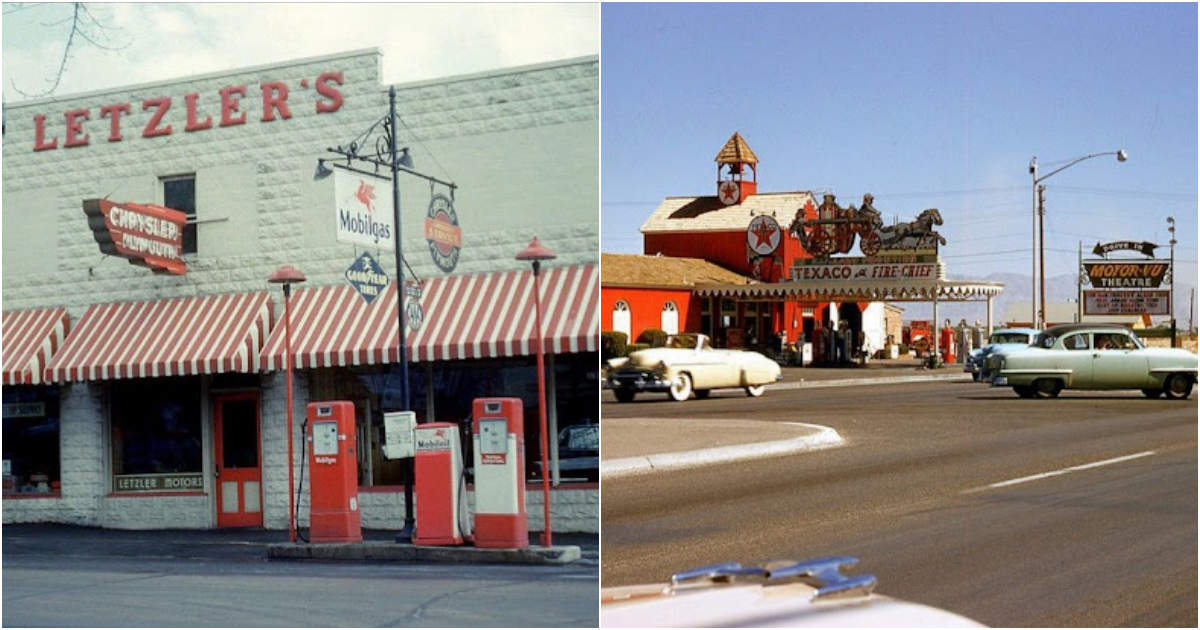 50 Wonderful Color Photographs That Show What Gas Stations Looked Like in the U.S From the 1950s and 1960s 50 Wonderful Color Photographs That Show What Gas Stations Looked Like in the U.S From the 1950s and 1960s
