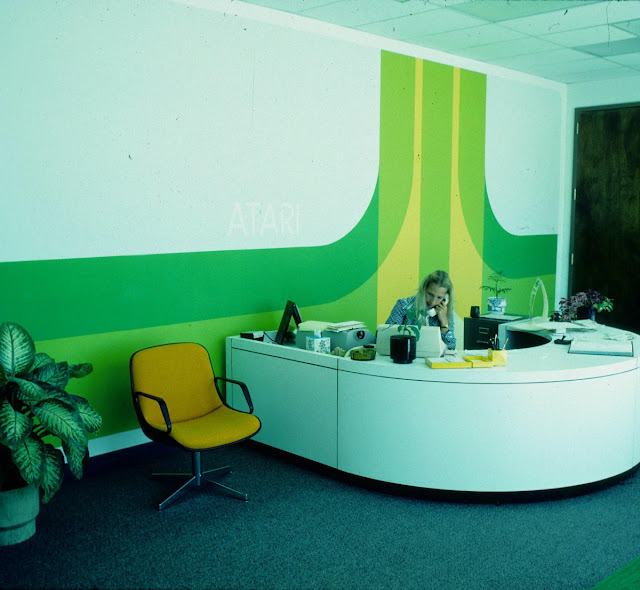 Employee Workspace at the Atari Headquarters in Sunnyvale, California, 1976