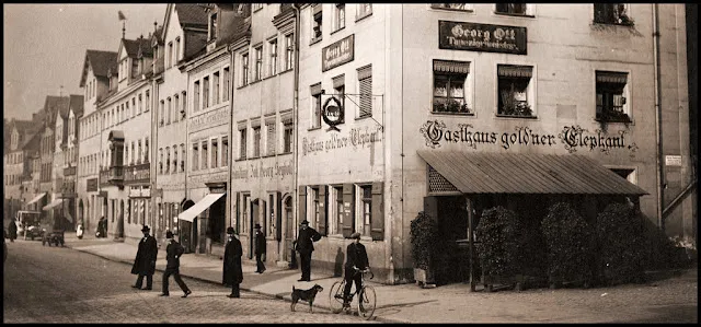 66 Beeindruckende Vintage-Fotos Erfassen Straßenszenen von Nürnberg, Deutschland in den 1910er Jahren