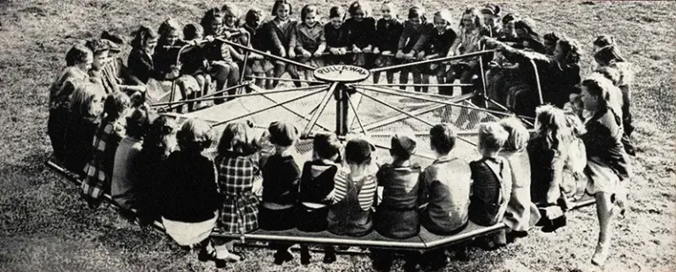 The Dangerous Playgrounds of the Past Through Vintage Photographs, 1880s-1940s