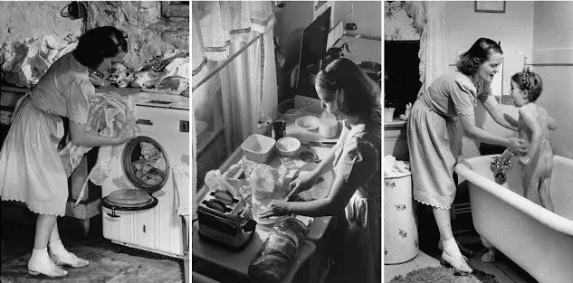 A Series of Vintage Photos Documented a Day in the Life of a 1940s Housewife