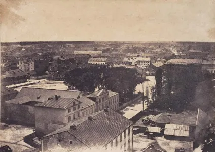 Stare fotografie Warszawy, Polski, około lat 1850